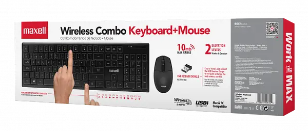 Combo Maxell Inalambrico Wkbc-200 Teclado Mouse