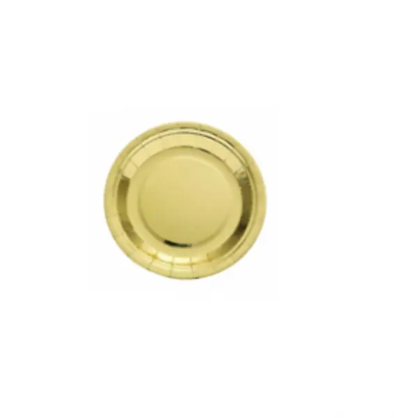 Platos Xparty 7" Metalizado X10und Bl-1801