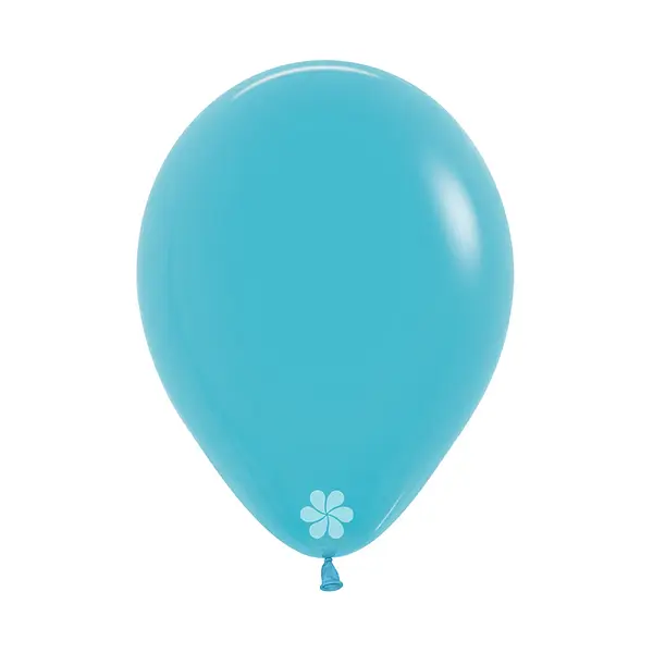 Globo R-12x12 Lisa Azul Caribe Sempertex
