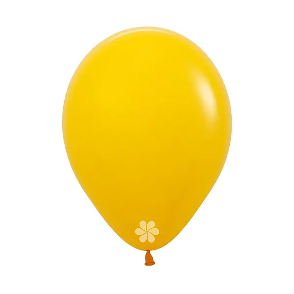 Globo R-12x12 Lisa Amarillo Miel Sempertex