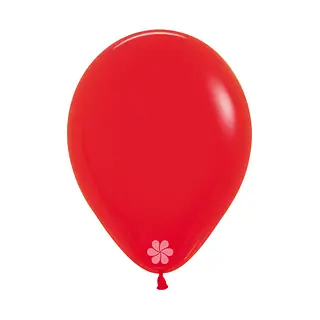 Globo R-12x12 Lisa Rojo Sempertex