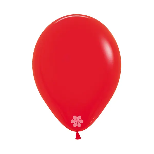 Globo R-12x12 Lisa Rojo Sempertex
