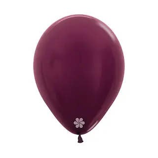 Globo R-12x12 Lisa Fashion Vinotinto Sempertex
