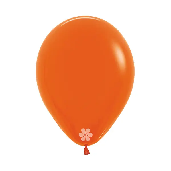 Globo R-12x12 Lisa Naranja Sempertex
