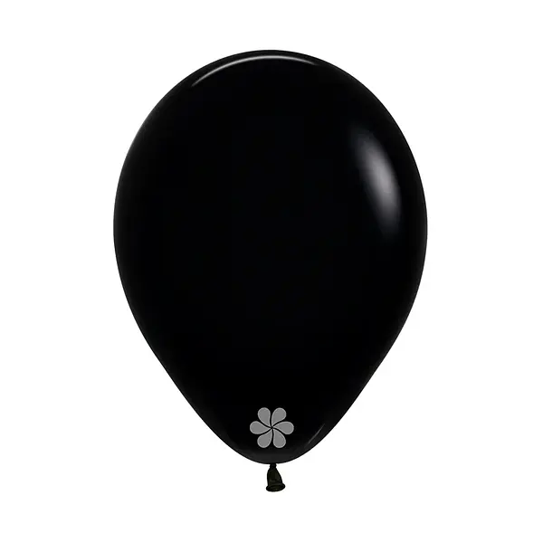 Globo R-12x12 Lisa Negro Sempertex