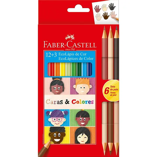 Color Faber X12+3 Caras Y Colores