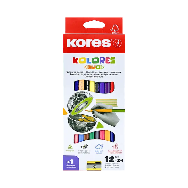 Color Kores X12/24 + Tajalapiz Triangular 93212p