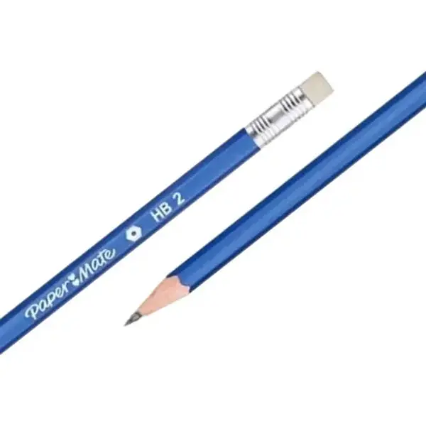 Lapiz Hb 2 Azul Mirado Paper Mate