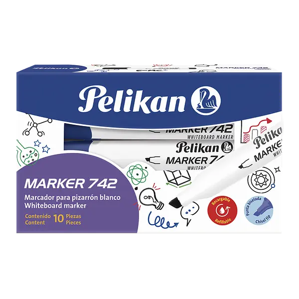 Marcador Recargable Pelikan 742 Stdo