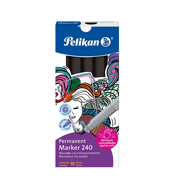 Marcador Punta Fina 240 Stdo Pelikan