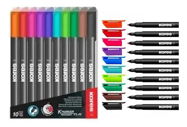 Marcador Permanente Kores P1-M Stdo 22107