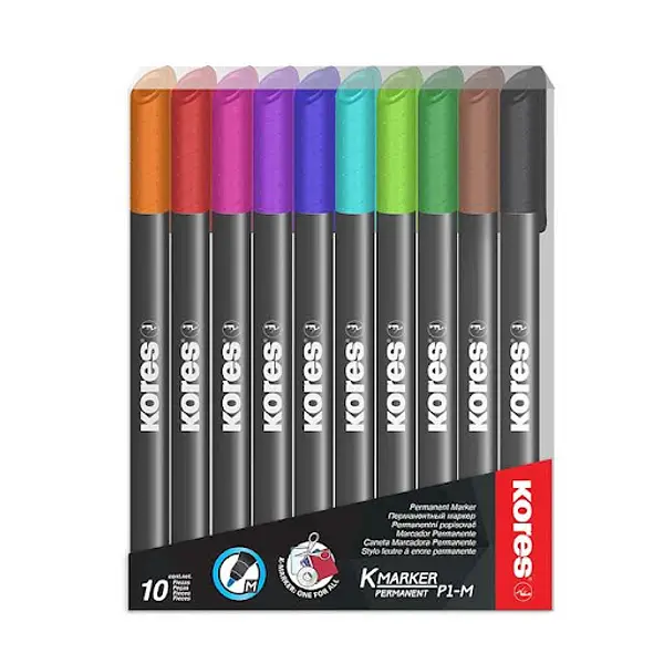 Marcador Permanente Kores P1-M Stdo 22107