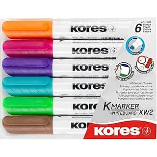 Marcador Borrable Set X6 Xw2 Kores