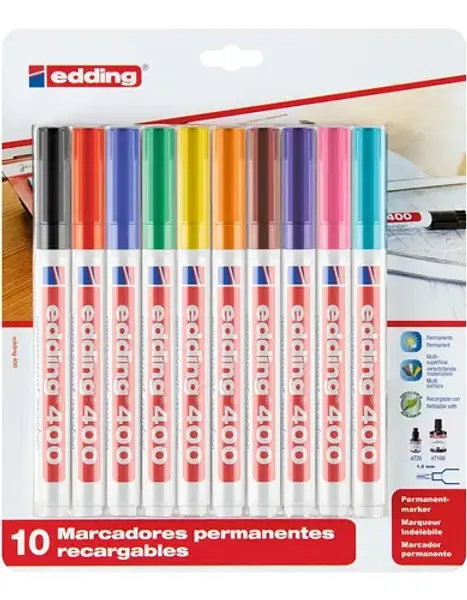 Marcador Permanente Edding 400