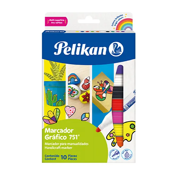 Marcador Grafico 751 X 10 Pelikan