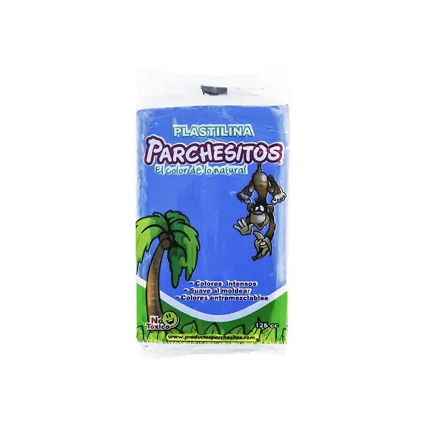 Plastilina Parchesito Barra 125 Grs Stdo