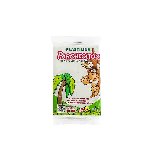 Plastilina Parchesito Barra 125 Grs Stdo