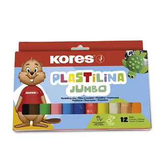 Plastilina Jumbo Kores X 12