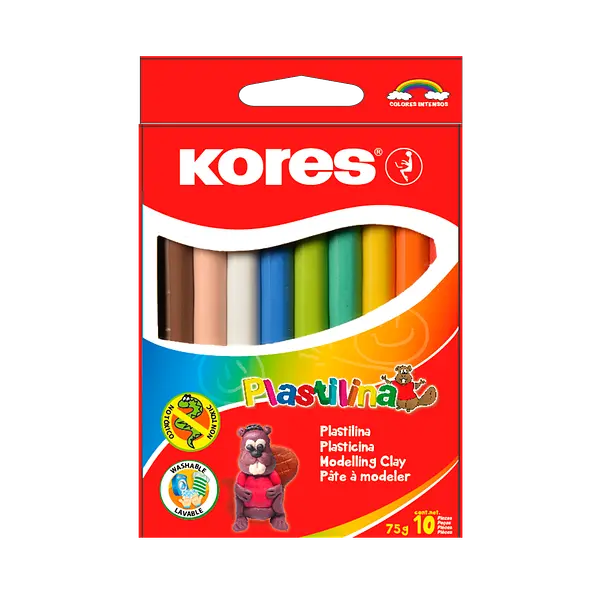 Plastilina Kores X10 Corta
