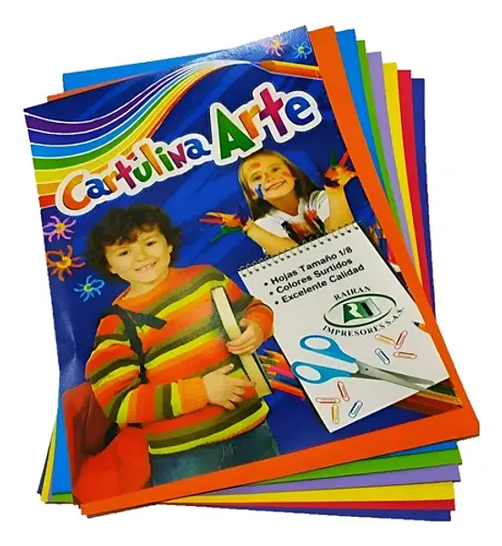 Cartulina Plana 1/8 X 10 Plana