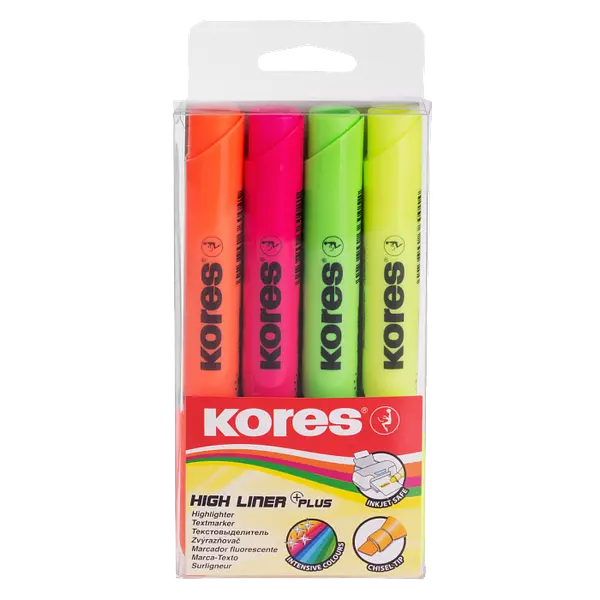 Resaltador Kores High Liner Plus Stdo