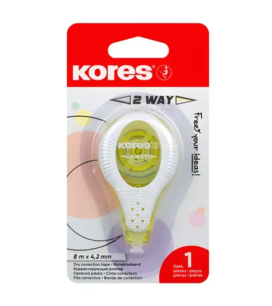 Corrector 2 Way Pastel Cinta 8mts X 4.2mm - Kores