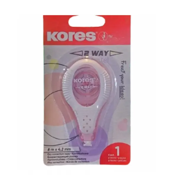 Corrector 2 Way Pastel Cinta 8mts X 4.2mm - Kores