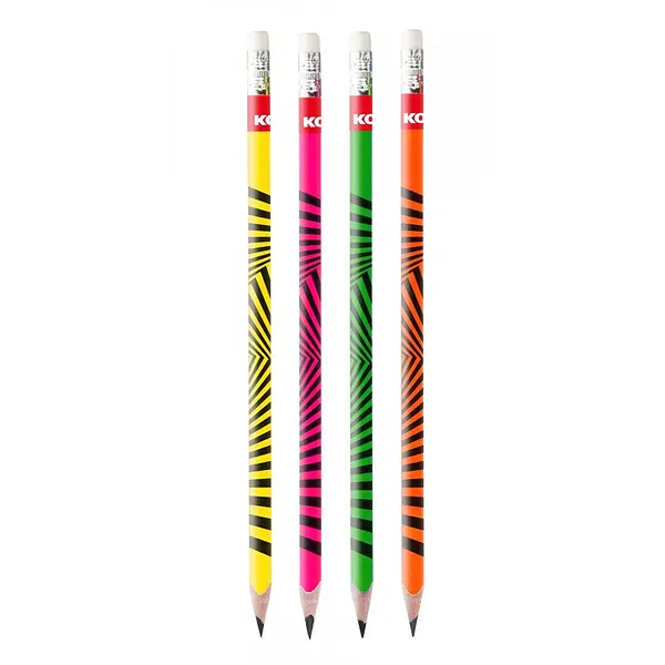 Lapiz Negro-Neon 2hb Grafito Kores 92306