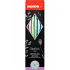 Lapiz Grafito X6 2hb Triangular Metalizado Pastel Kores
