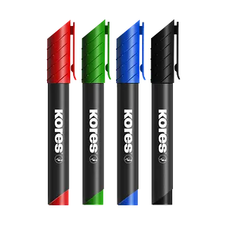 Marcador Permanente Negro Xp2 Kores