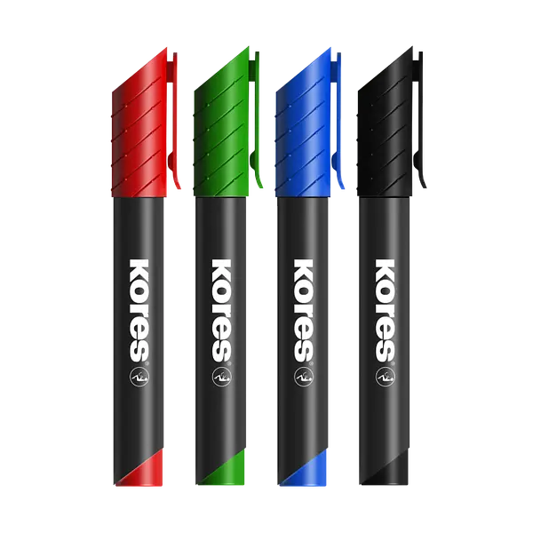 Marcador Permanente Negro Xp2 Kores