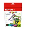 Plumón Kores X12 Korellos Cónico