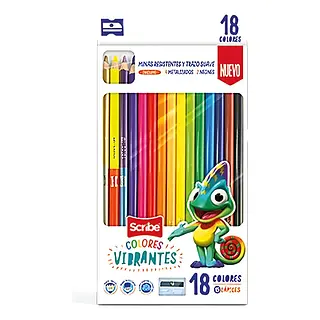 Color Scribe 18 Colores + Tajalapiz