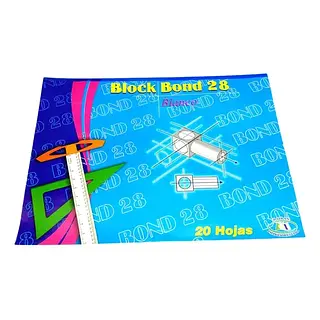 Block Base 28 Sin Formato 1/8 Grande