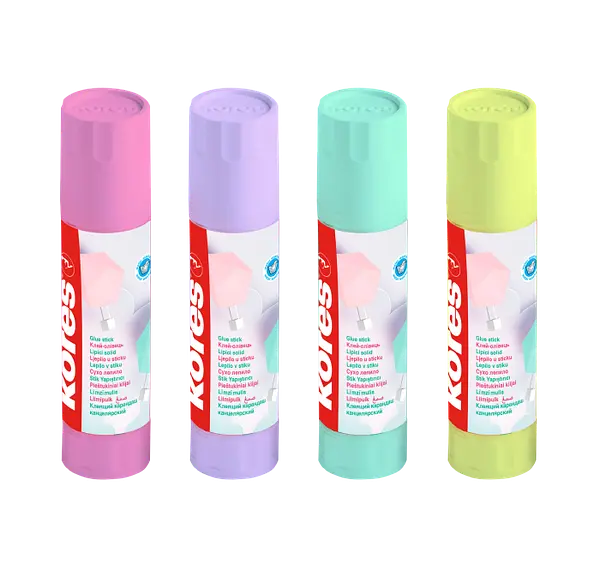 Pegante Barra 40 Grs Pastel Kores