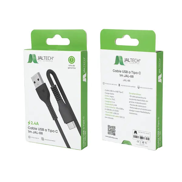 Cargador Usb/C Cable Celular Jal-V88 Jaltech