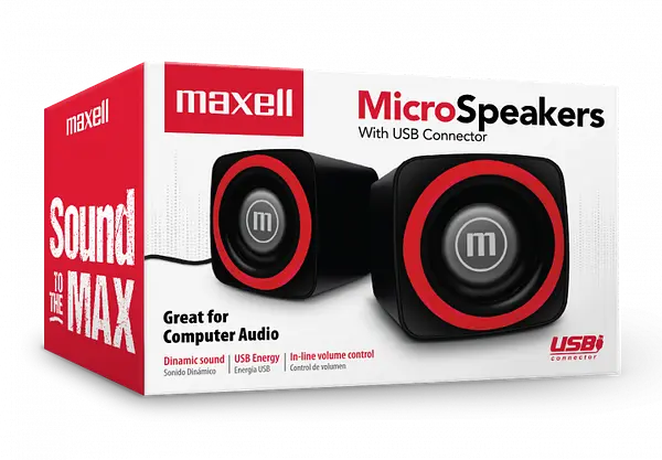 Parlantes Maxell Microspeakers Ss-120