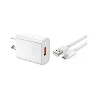 Cargador C/C Cable + Enchufe Marranito Celular