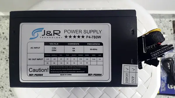 Fuente De Poder 780w Re Psu - 004 2 En 1 Jyr