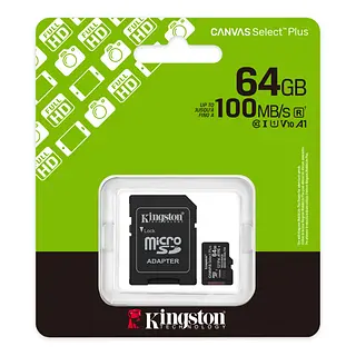 Memoria Kistongs Micro Sd Canvas Select Plus 64 Gb