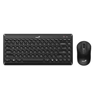 Combo Genius Inalambrico Q8000 Luxemate Teclado Mouse
