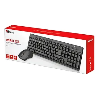 Combo Trust Inalambrico Ziva Teclado Mouse