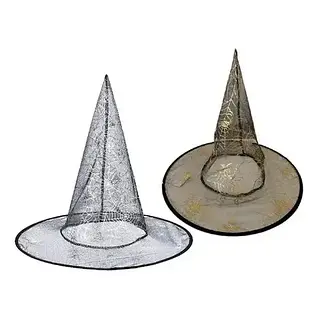 Sombrero Bruja Traslucido Eco