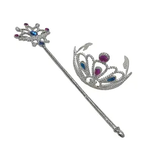 Accesorio Halloween Set Corona Cetro