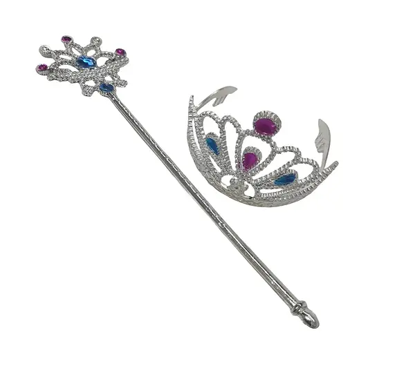 Accesorio Halloween Set Corona Cetro