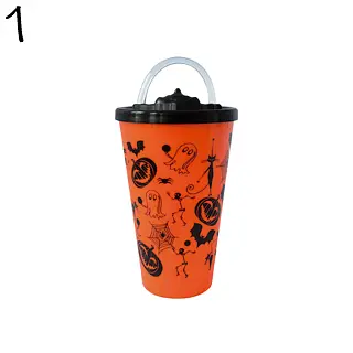 Vaso Pitillo Personajes 16 Onz Fantiplas