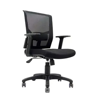 Silla Escritorio Nairobi Negra Brazo Graduable