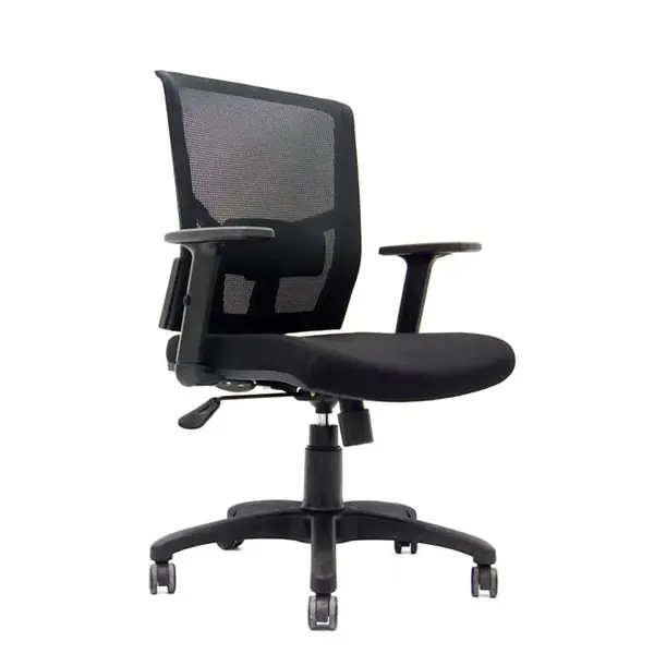 Silla Escritorio Nairobi Negra Brazo Graduable