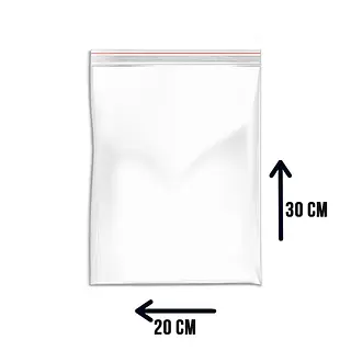 Bolsa Cierre Hermetico 30x20 Cms X100