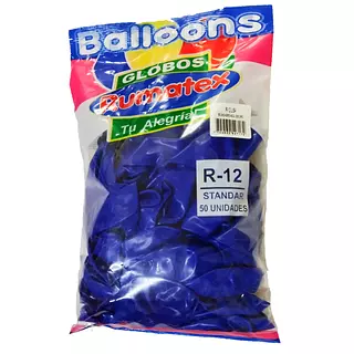 Globo R-12x50 Azul Oscuro Rumatex